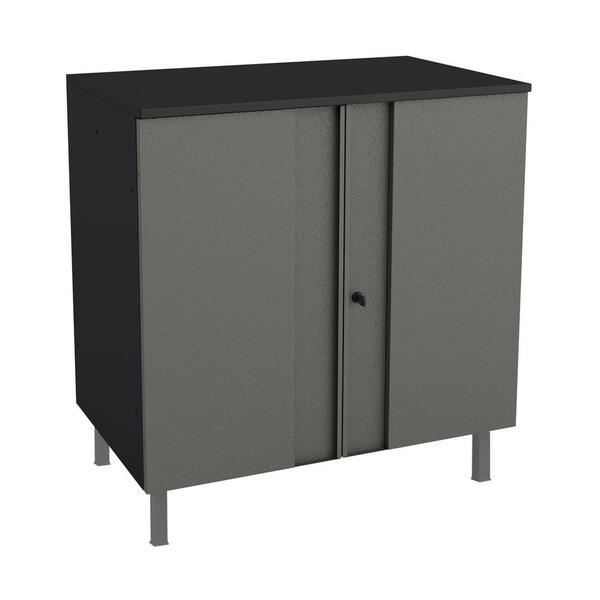 Balcão Aço Lavanderia Multiuso Multimóveis Cr6044 Cinza/pto