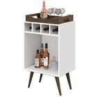 Balcão Adega Bar Pub Pés Palito - Edn Móveis - Branco