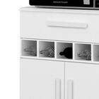 Balcão Adega Hortência Branco Romar Móveis Cozinha