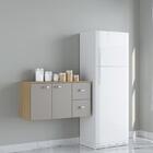 Balcão Aereo Julia Com Tampo 2 Portas E 2 Gavetas