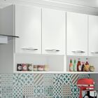 Balcão Aéreo Multiuso 4 Portas Temperos Organizador Cozinha