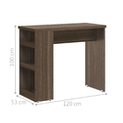 Balcão Americano Marrom