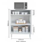 Balcao Ana 513 Branco Moveis Parana