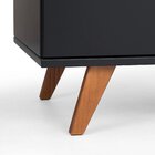 Balcão Aparador 2 Portas 2 Gavetas Play Artemobili Preto/gara