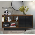 Balcão Aparador 2 Portas Emoção Preto - Estilare