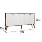 Balcao Aparador 5 Portas Castani Bela Casa