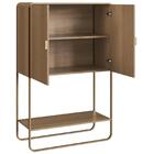 Balcão Aparador Bar 90cm Com 2 Portas Mario Hanover/dourado A