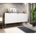 Balcão Aparador Buffe Retro 6 Pts Castanho Guatemala Brienza