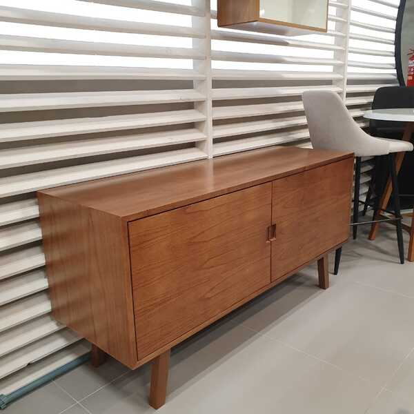 Balcão Aparador Buffet 2 Portas 78x150x50cm Luce Em Madeira T