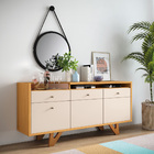 Balcão Aparador Buffet 2 Portas Emili H01 - D'rossi - Cinamom