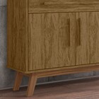 Balcão Aparador Buffet 3 Portas 1 Gaveta Gênova G03 Canela -