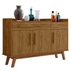 Balcão Aparador Buffet 3 Portas 1 Gaveta Gênova G03 Canela -