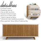 Balcao Aparador Buffet 4 Portas 180 Cm 22557 Dj Moveis