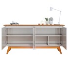 Balcão Aparador Buffet Classic Com Espelho Adnet 67cm Hi01 Of