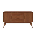 Balcao Aparador Buffet Madeira 2 Portas 3 Gavetas Tivoli - Ca