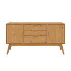 Balcao Aparador Buffet Madeira 2 Portas 3 Gavetas Tivoli - Ma