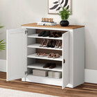 Balcão Aparador Buffet Madeira Maciça 2 Portas Bolton - Branc