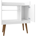 Balcão Aparador Buffet Para Café 01 Porta B02 Branco - Lyam D