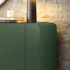 Balcão Aparador Buffet Pé Metal Lossy H01 - D'rossi - Verde P