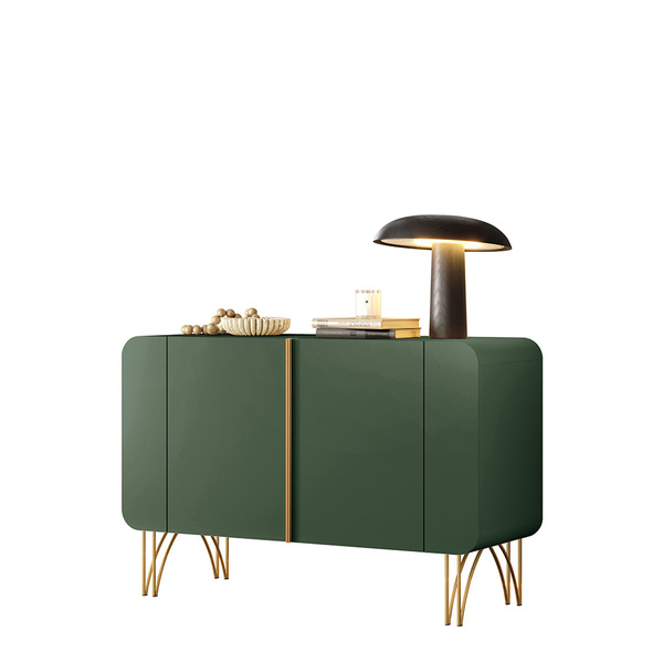 Balcão Aparador Buffet Pé Metal Lossy H01 - D'rossi - Verde P
