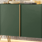 Balcão Aparador Buffet Pé Metal Lossy H01 - D'rossi - Verde P