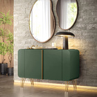 Balcão Aparador Buffet Pé Metal Lossy Verde Pistache H01 - D'