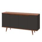 Balcão Aparador Buffet Pés Palito 160cm 4 Portas Grace C14 Pr