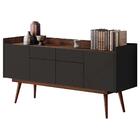 Balcão Aparador Buffet Pés Palito 4 Portas 2 Gavetas Veneza C