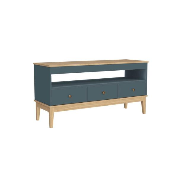 Balcão Aparador Colonial Com 3 Gavetas 120x41x60cm Mel Petro