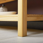 Balcão Aparador Madeira 1 Gaveta 2 Prateleiras Rústico