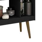 Balcão Aparador Para Café Preto Fosco - Bechara