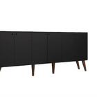 Balcao Aparador Retro Guatemala Preto Casa Mobilia