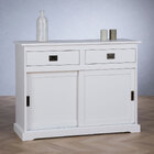 Balcão Aparador Sala Buffet Madeira 2 Portas De Correr Savona