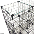 Balcão Aramado Com Tampo De Vidro - 0,30 X 1,00 X 0,40