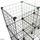 Balcão Aramado Com Tampo De Vidro - 1,20 X 1,00 X 0,30