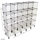 Balcão Aramado Preto - 1,50 X 1,30 X 0,40