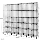 Balcão Aramado Preto - 2,10 X 1,60 X 0,30