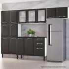 Balcão Armário 3 Portas 2 Gavetas 3 Prateleiras Tampo Cozinha