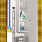 Balcão Armário Branco 1 Porta Para Lavanderia