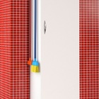 Balcão Armário Branco De 1 Porta Multiuso C/ 4 Rodinhas