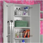 Balcão Armário Branco Lavanderia Utensílios Multiuso