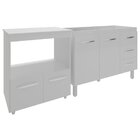 Balcão Armário Cozinha Gabinete De Pia 120 Cm Bruna E Balcão