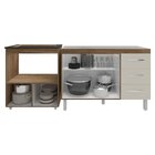 Balcão Armário Cozinha Gabinete De Pia 120 Cm Bruna E Balcão