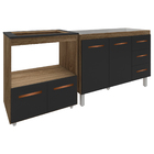 Balcão Armário Cozinha Gabinete De Pia 120 Cm Bruna E Balcão