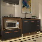 Balcão Armário Cozinha Gabinete De Pia 120 Cm Bruna E Balcão