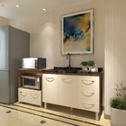 Balcão Armário Cozinha Gabinete De Pia 120 Cm Bruna E Balcão