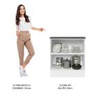 Balcão Armário De Cozinha 100% Mdf 70 Cm 2 Portas Branco/rust