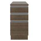 Balcão Armário De Cozinha 40 Cm 3 Gavetas Rustic Glamy Madesa