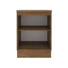 Balcão Armário De Cozinha 60 Cm 1 Porta Rustic/branco Agata M