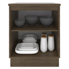 Balcão Armário De Cozinha 60 Cm 1 Porta Rustic Glamy Madesa